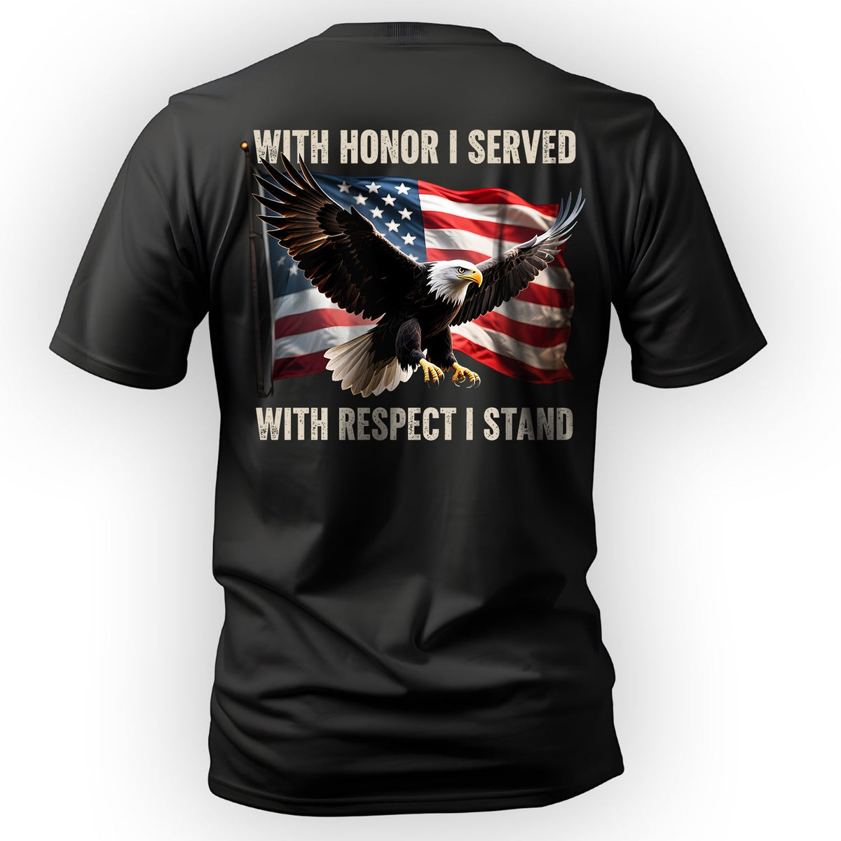 With Honor I Served Respect I Stand T-Shirt product image 1