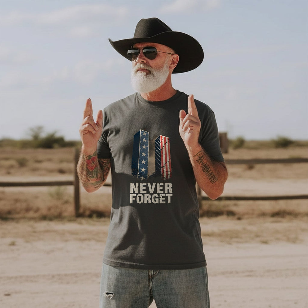 Never Forget Proud U.S. Veteran T-Shirt product image 4