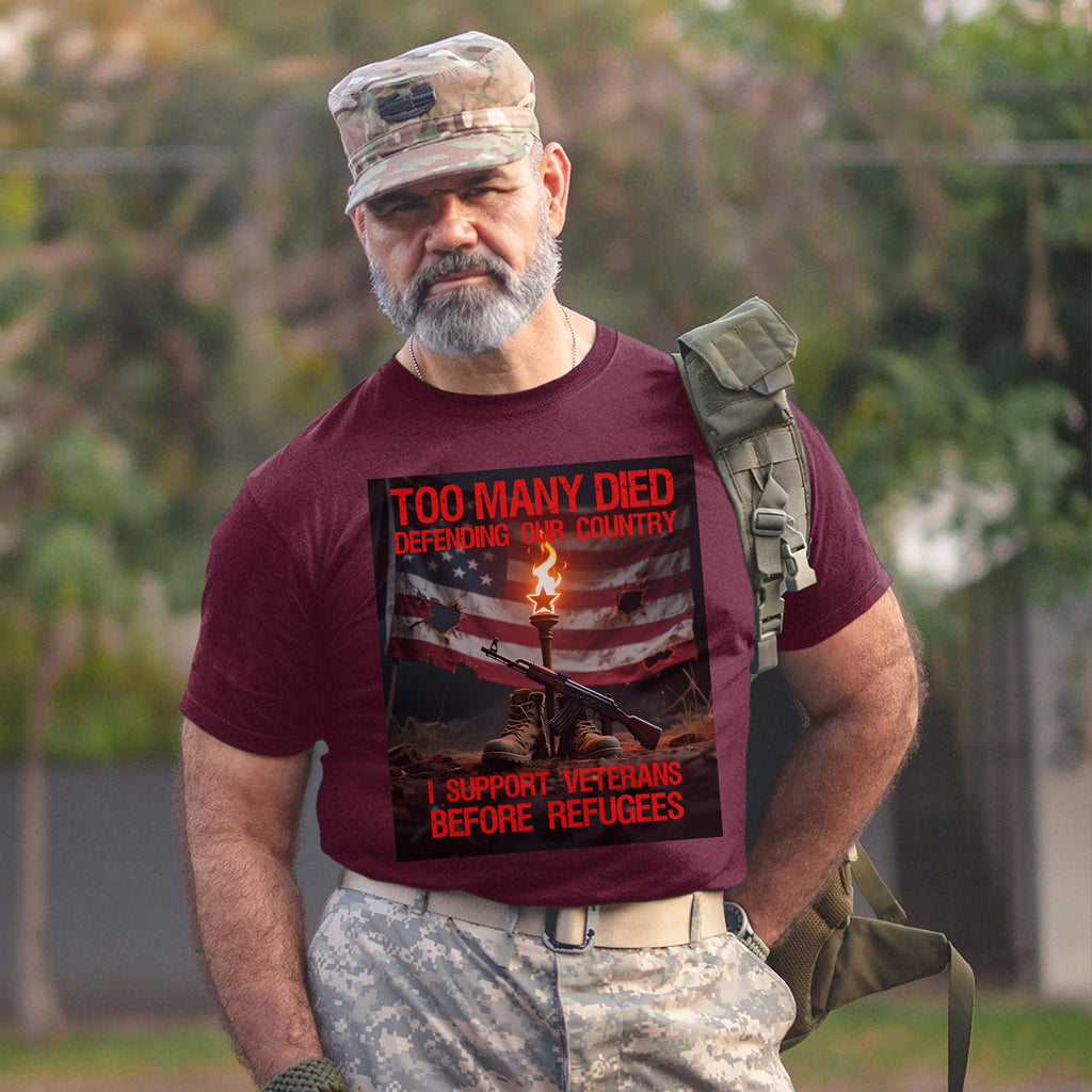 Too Many Died Defending Our Country I Support Veterans product image 11
