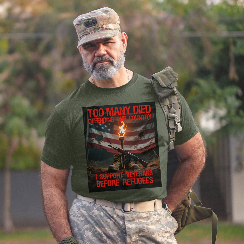 Too Many Died Defending Our Country I Support Veterans product image 8