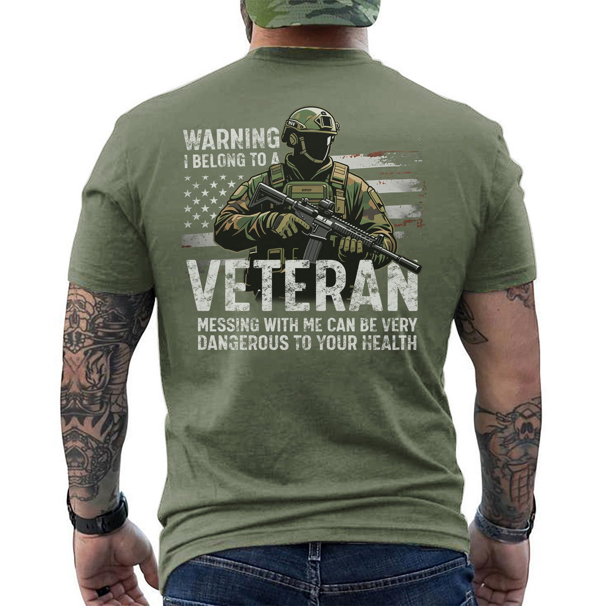 Warning I Belong to a Veteran Messing with Me Is Dangerous product image 6