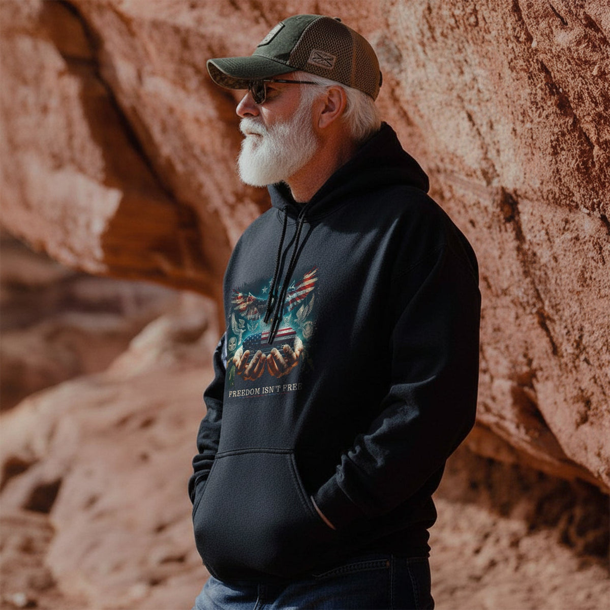 Freedom Isn't Free Respect the Brave Who Hoodie product image 3