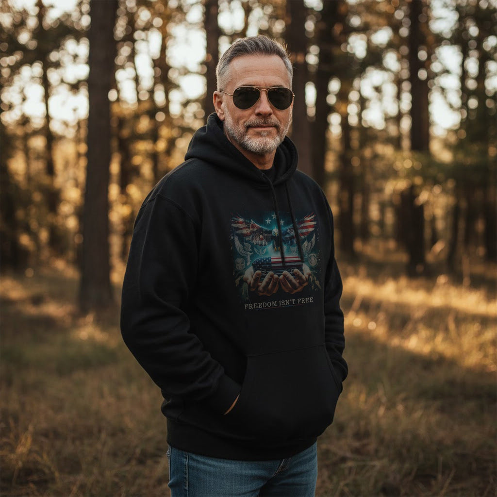 Freedom Isn't Free Respect the Brave Who Hoodie product image 5