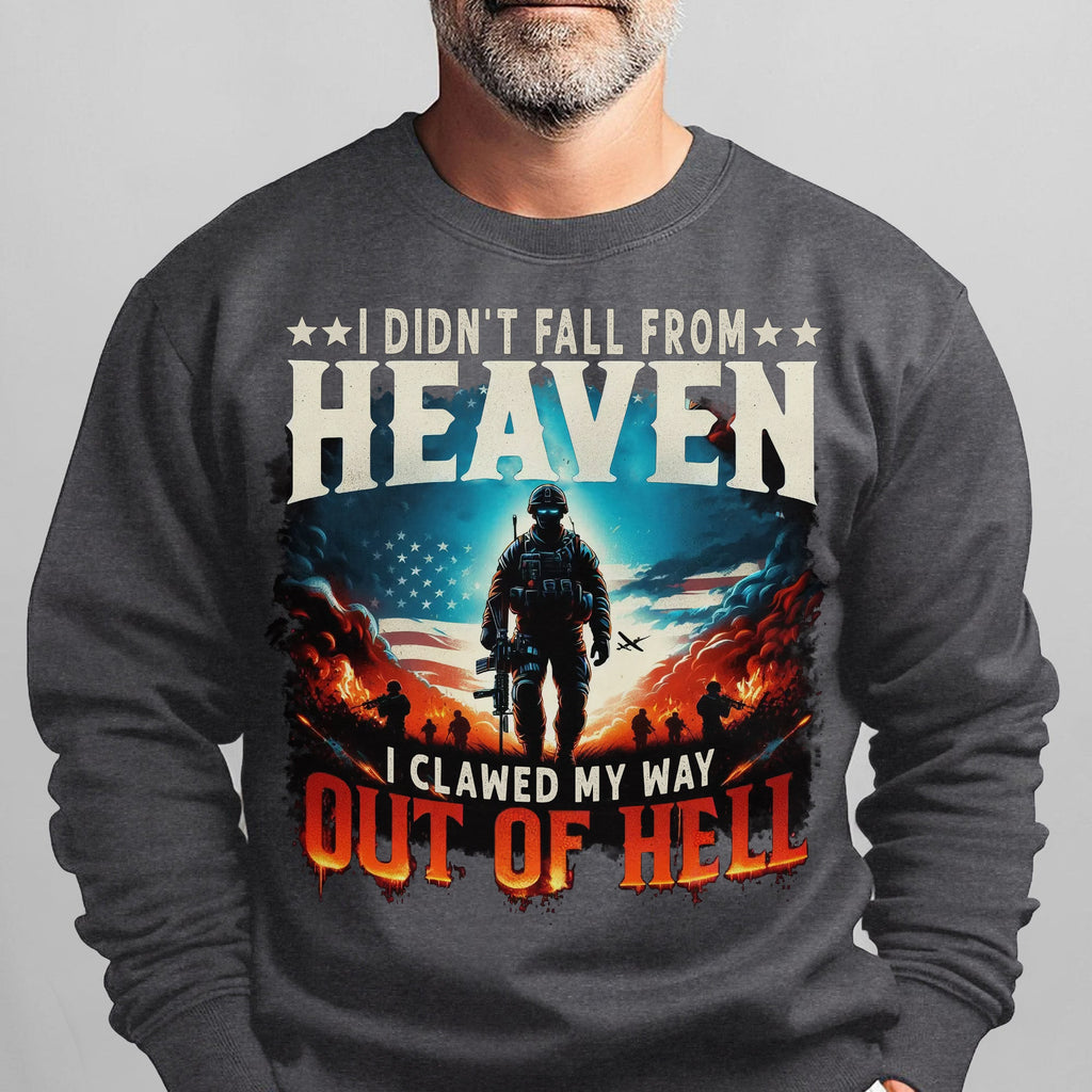 I Didn’t Fall from Heaven I Clawed Sweatshirt product image 11