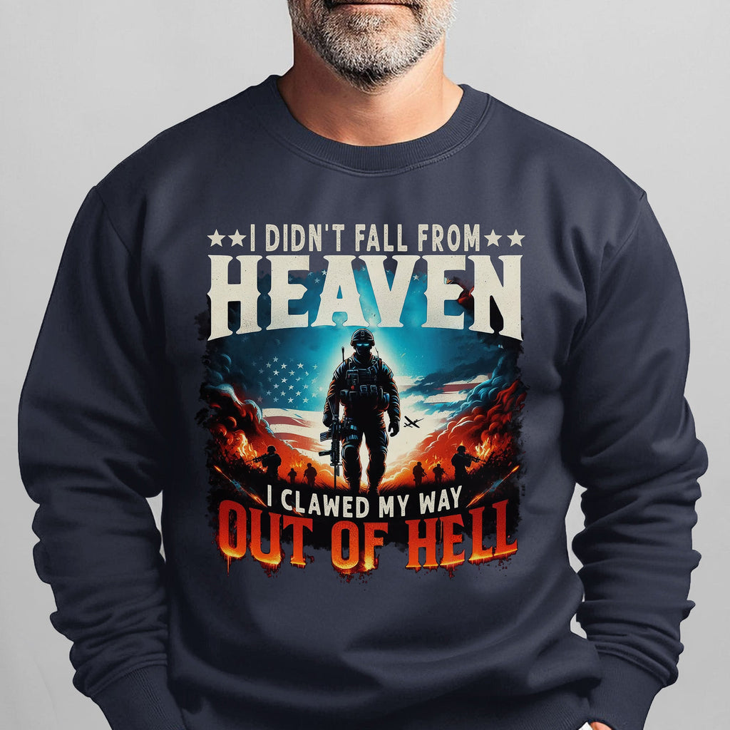 I Didn’t Fall from Heaven I Clawed Sweatshirt product image 13