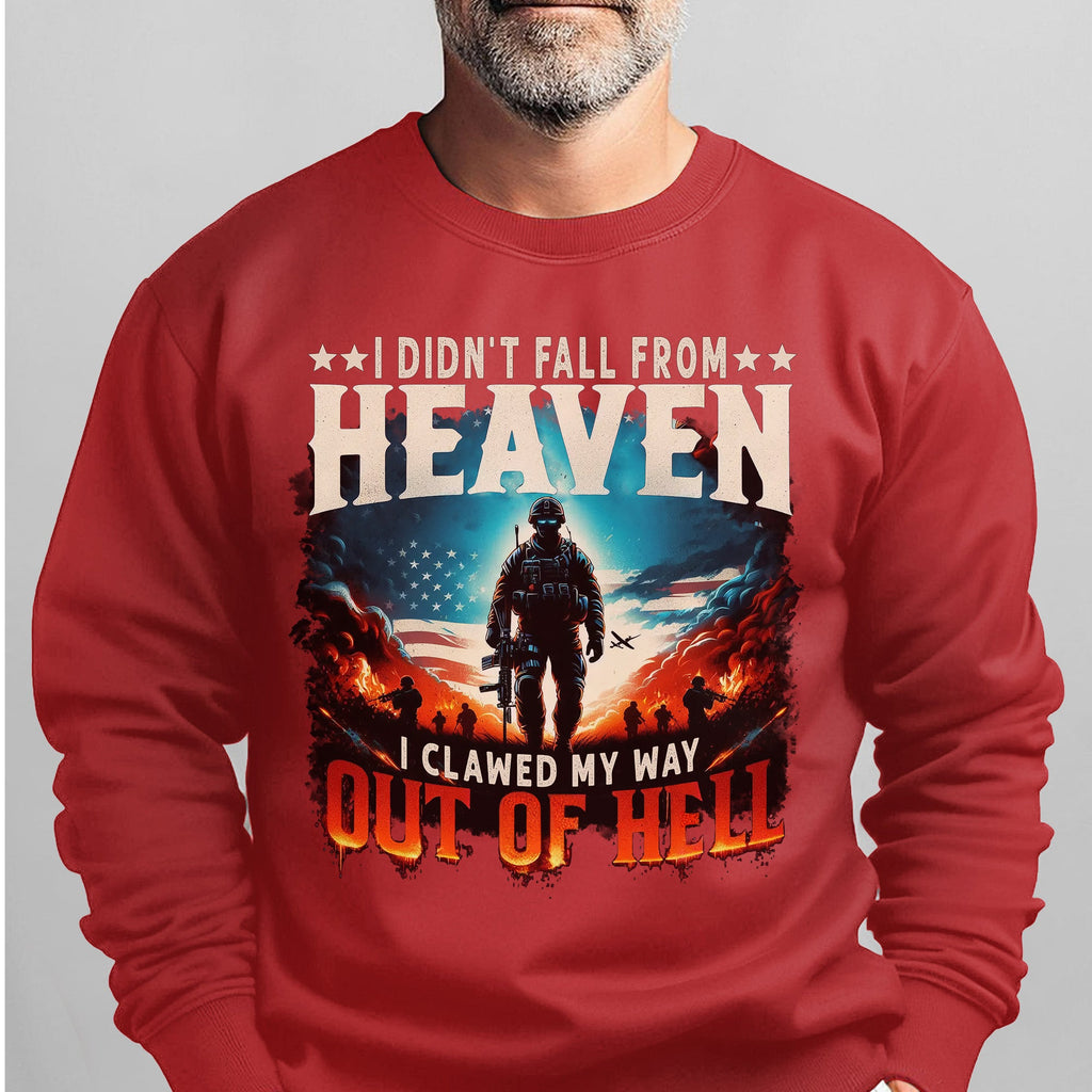 I Didn’t Fall from Heaven I Clawed Sweatshirt product image 8