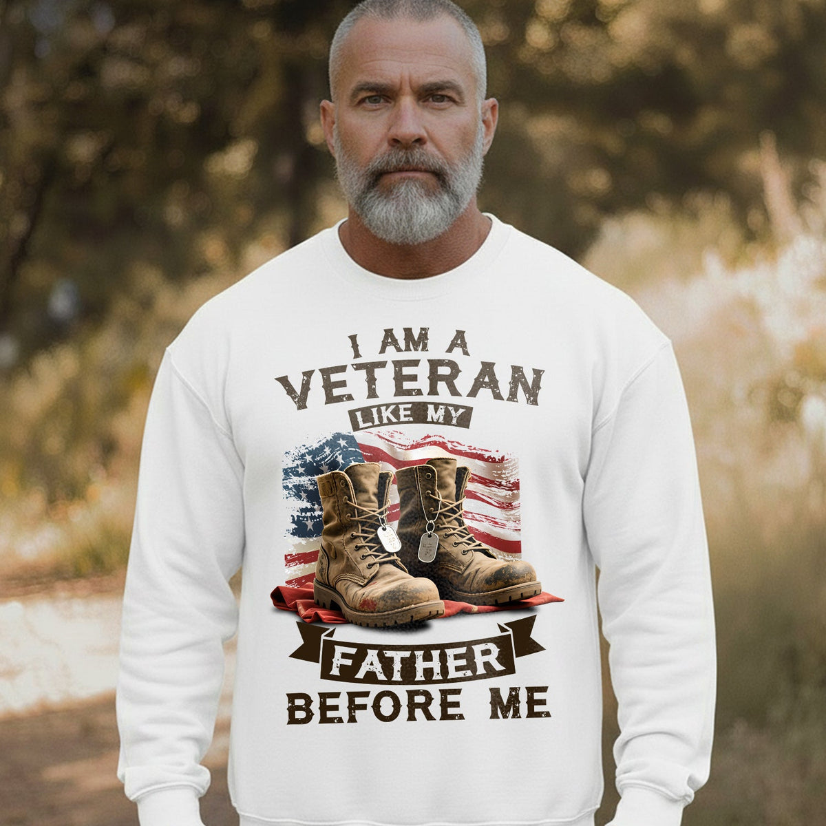 I Am a Veteran Like My Father Before Me Sweatshirt product image 4
