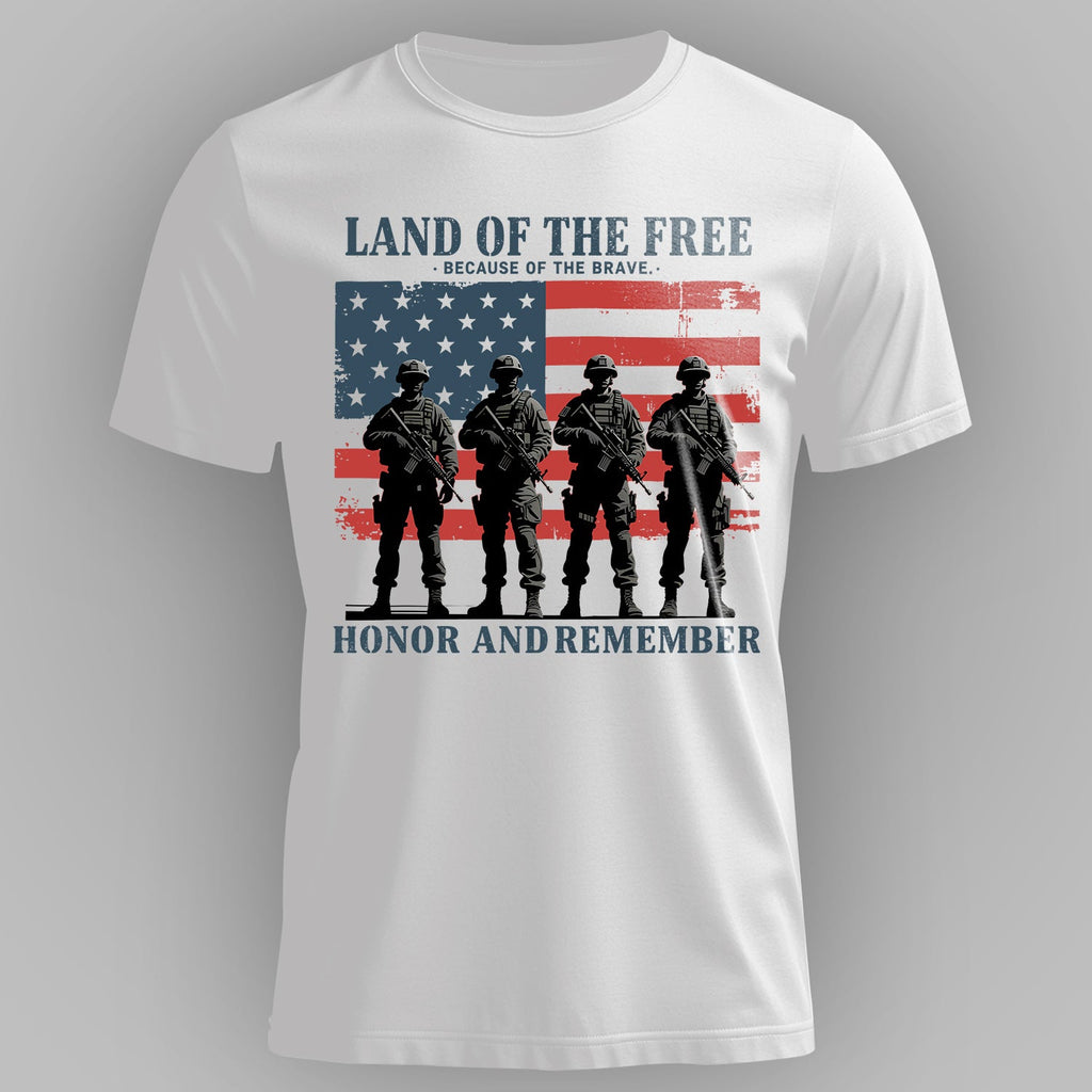 Land of the Free Because of Brave T-Shirt product image 1