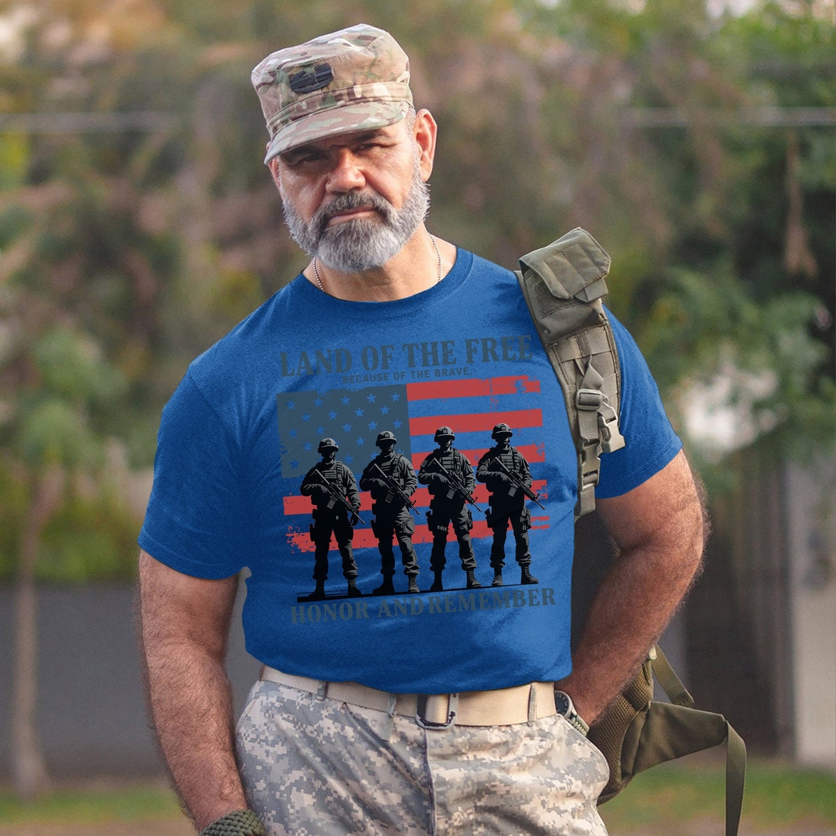 Land of the Free Because of Brave T-Shirt product image 9