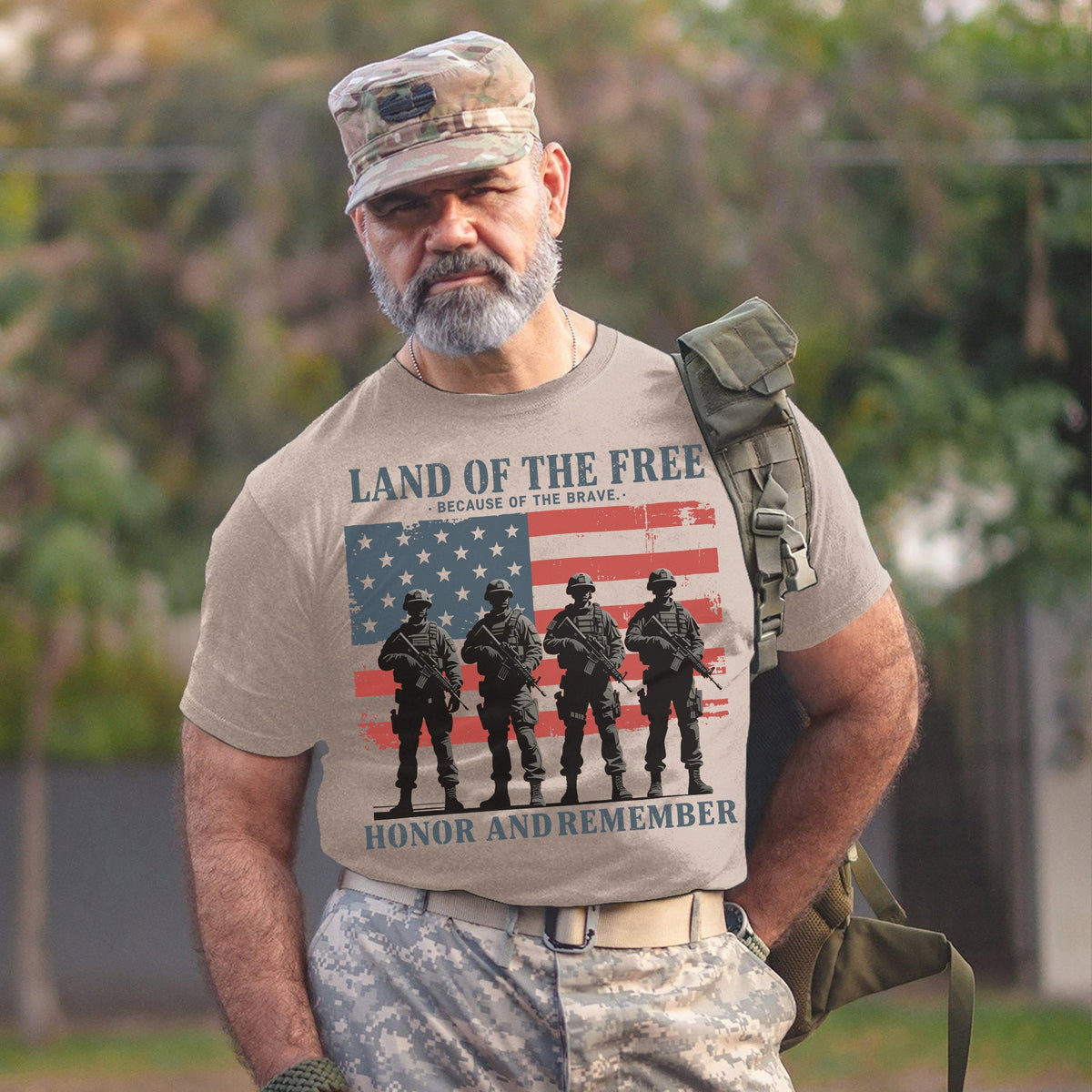 Land of the Free Because of Brave T-Shirt product image 11