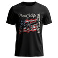 Proud Wife of a Veteran Strong Heart Loyal T-Shirt product image 1