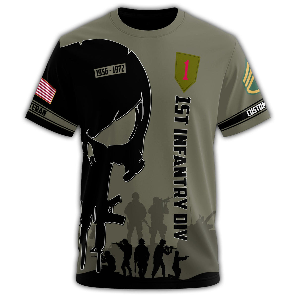 First Infantry Division Veteran Legacy All-over Print product image 2