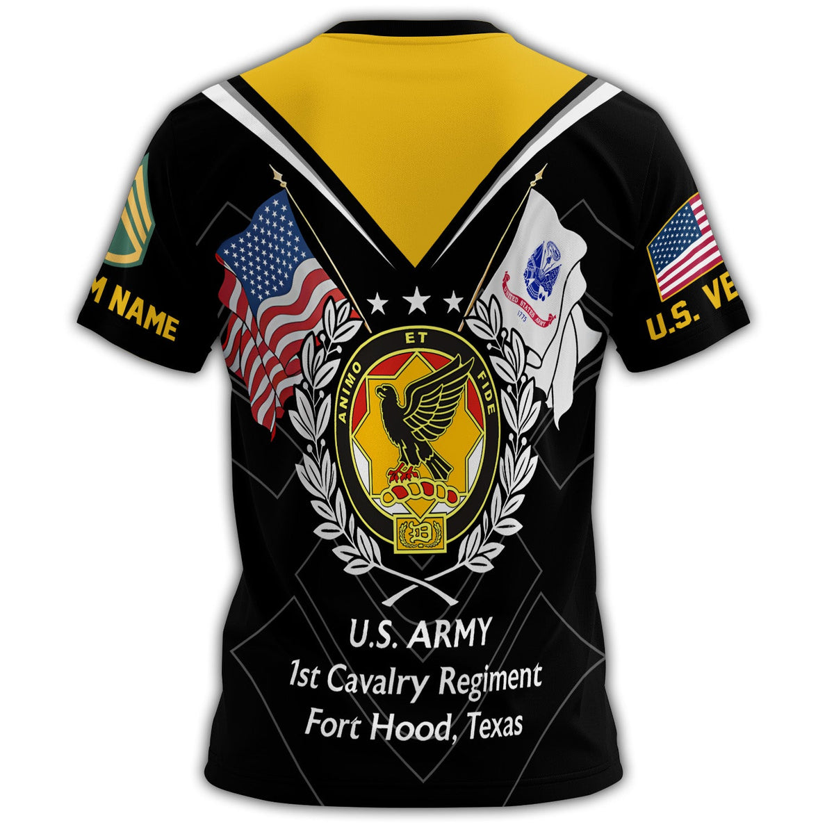 First Cavalry Pride with Patriotic Wings All-over Print product image 3
