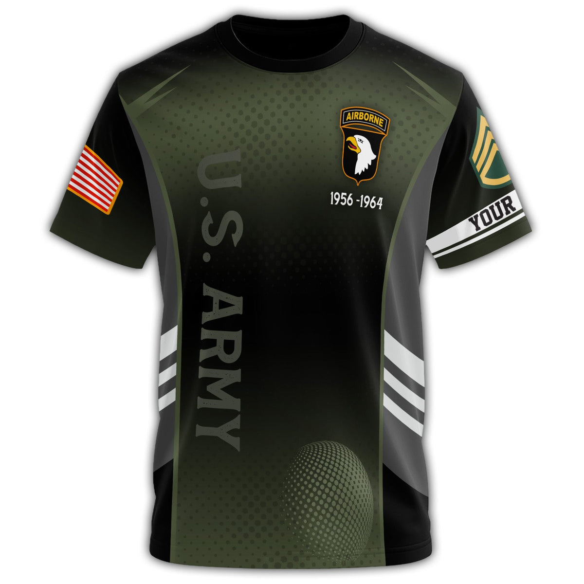 Airborne Legacy Worn with Pride All-over Print Personalized product image 2