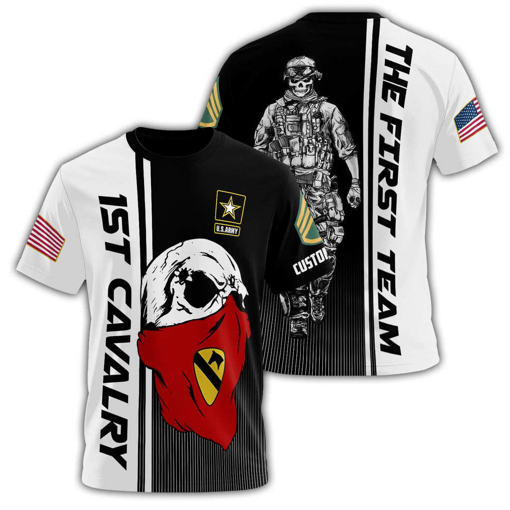 First Cavalry Warrior Spirit in Black and White All-over product image 1