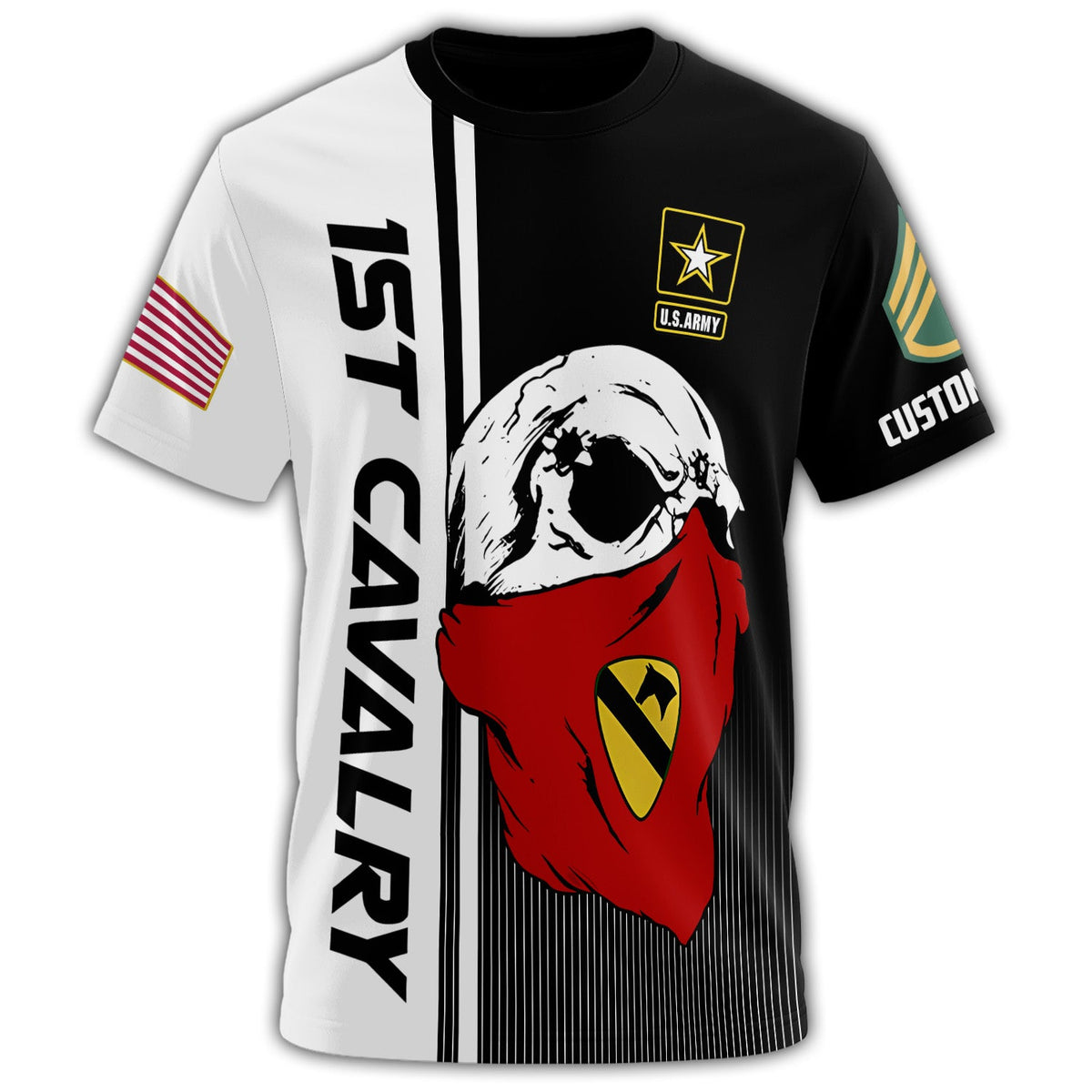 First Cavalry Warrior Spirit in Black and White All-over product image 2