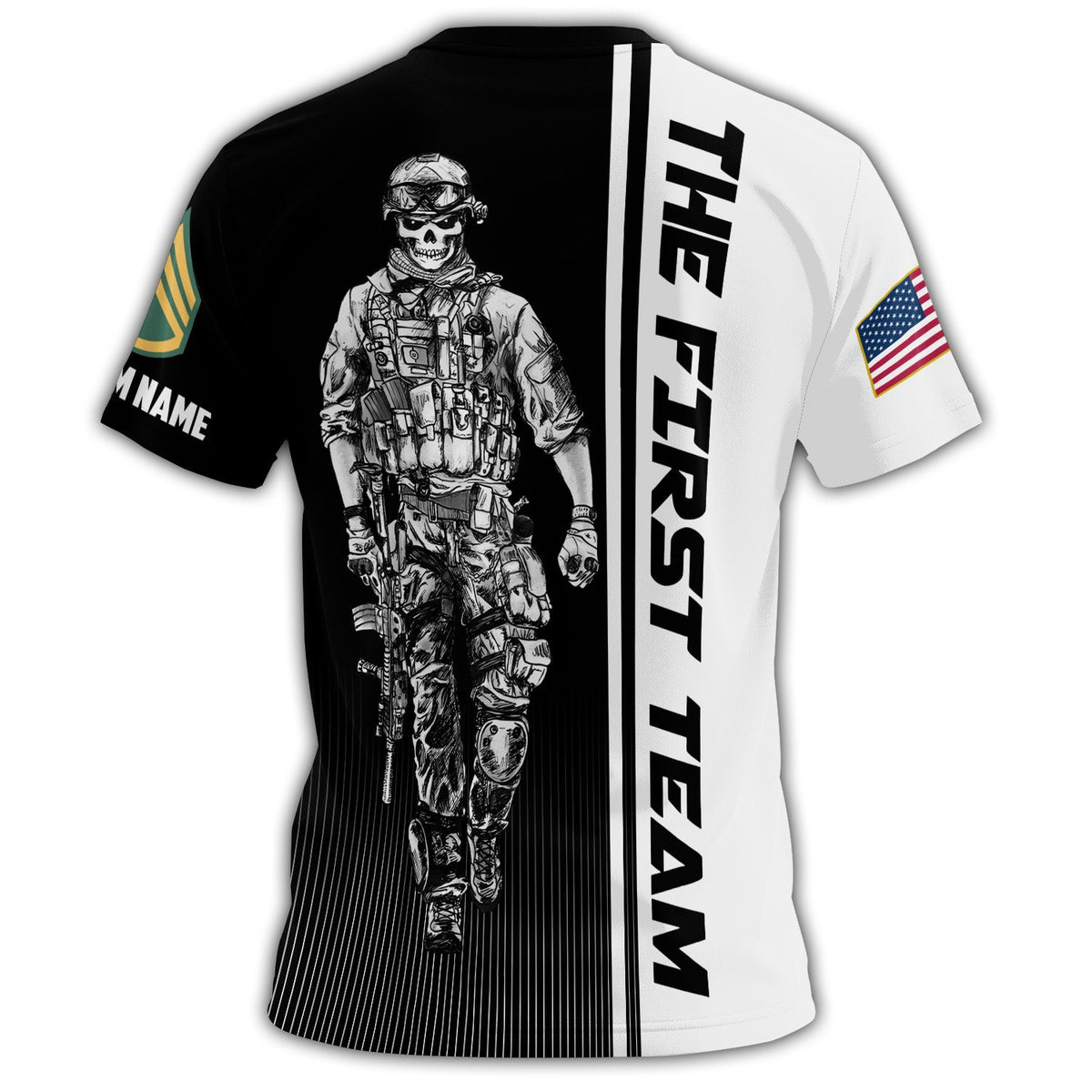 First Cavalry Warrior Spirit in Black and White All-over product image 3