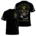1st Cavalry Division Band of Brothers Veteran Skull Black product image 1