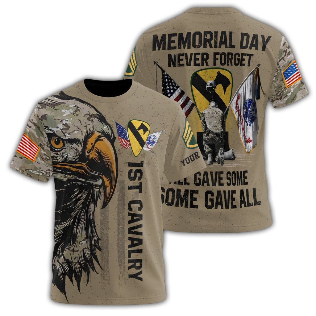1st Cavalry Division Memorial Day Never Forget Some Gave product image 1
