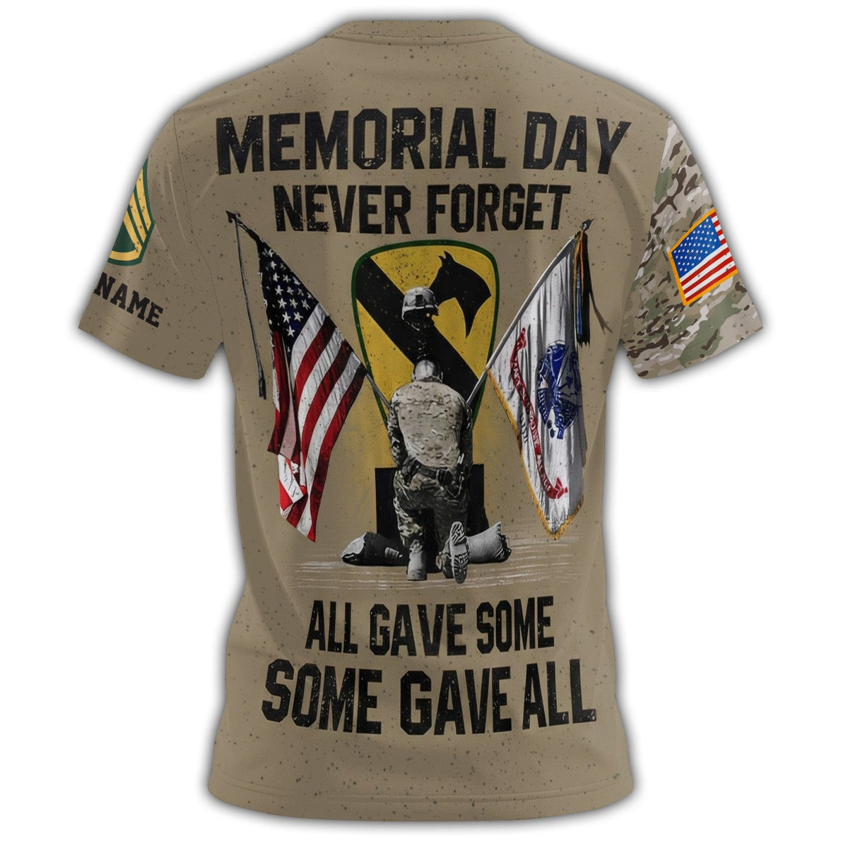 1st Cavalry Division Memorial Day Never Forget Some Gave product image 3