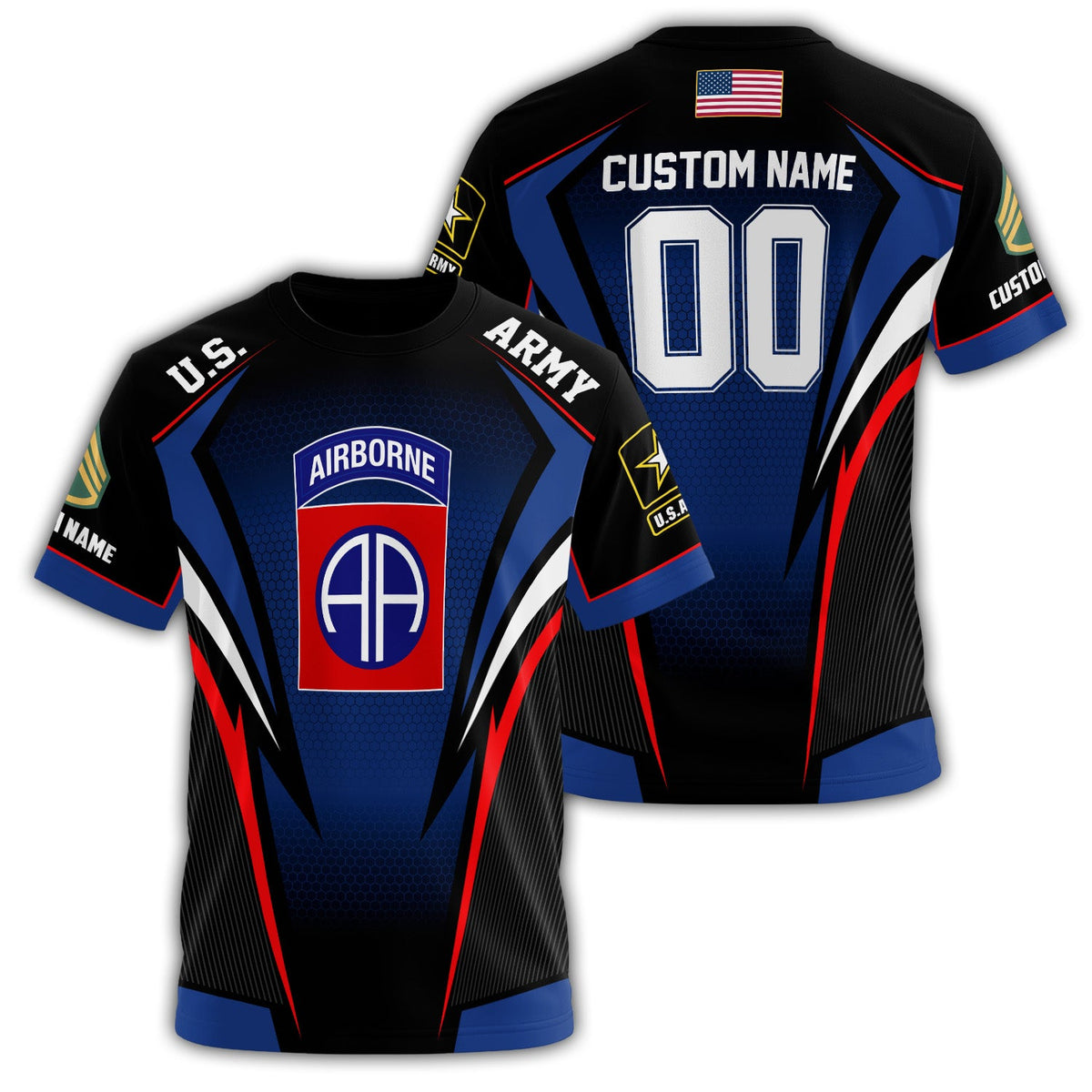 82nd Airborne Division U.S. Army Sport Style Black & Blue product image 1