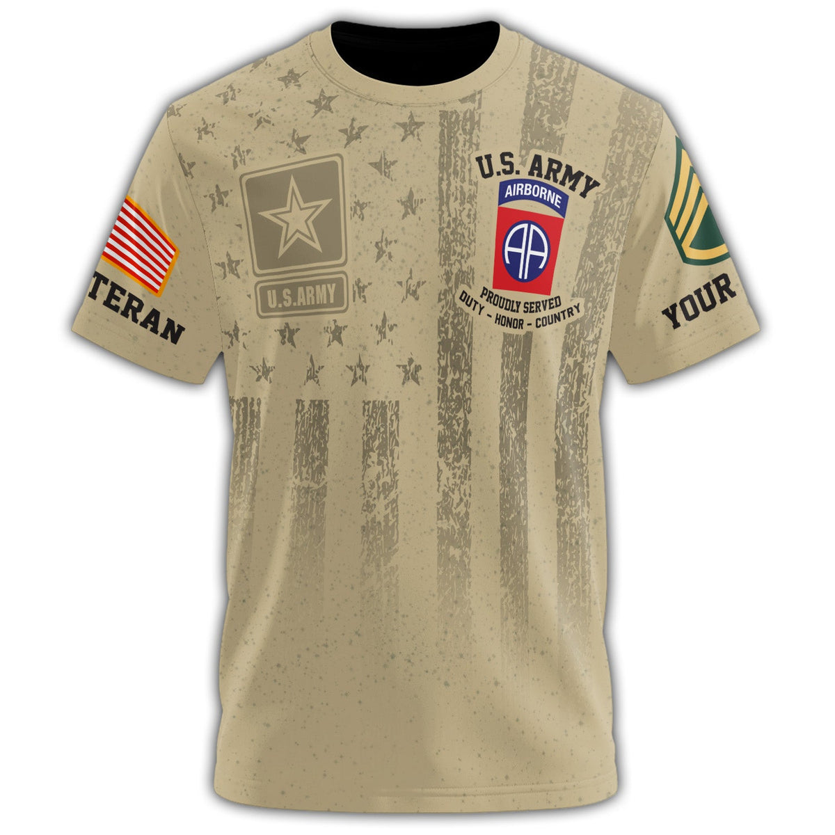 82nd Airborne Out Of Range Personalized All-Over Print product image 2