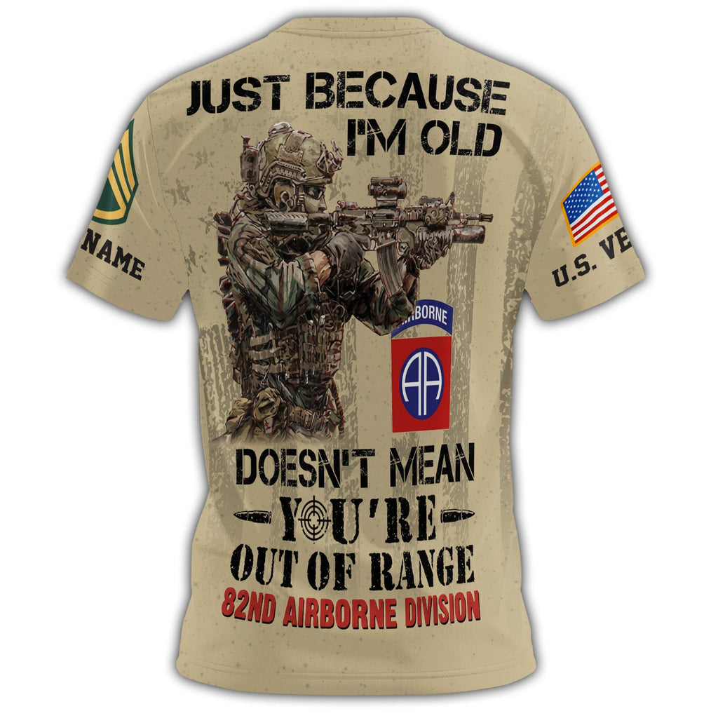 82nd Airborne Out Of Range Personalized All-Over Print product image 3
