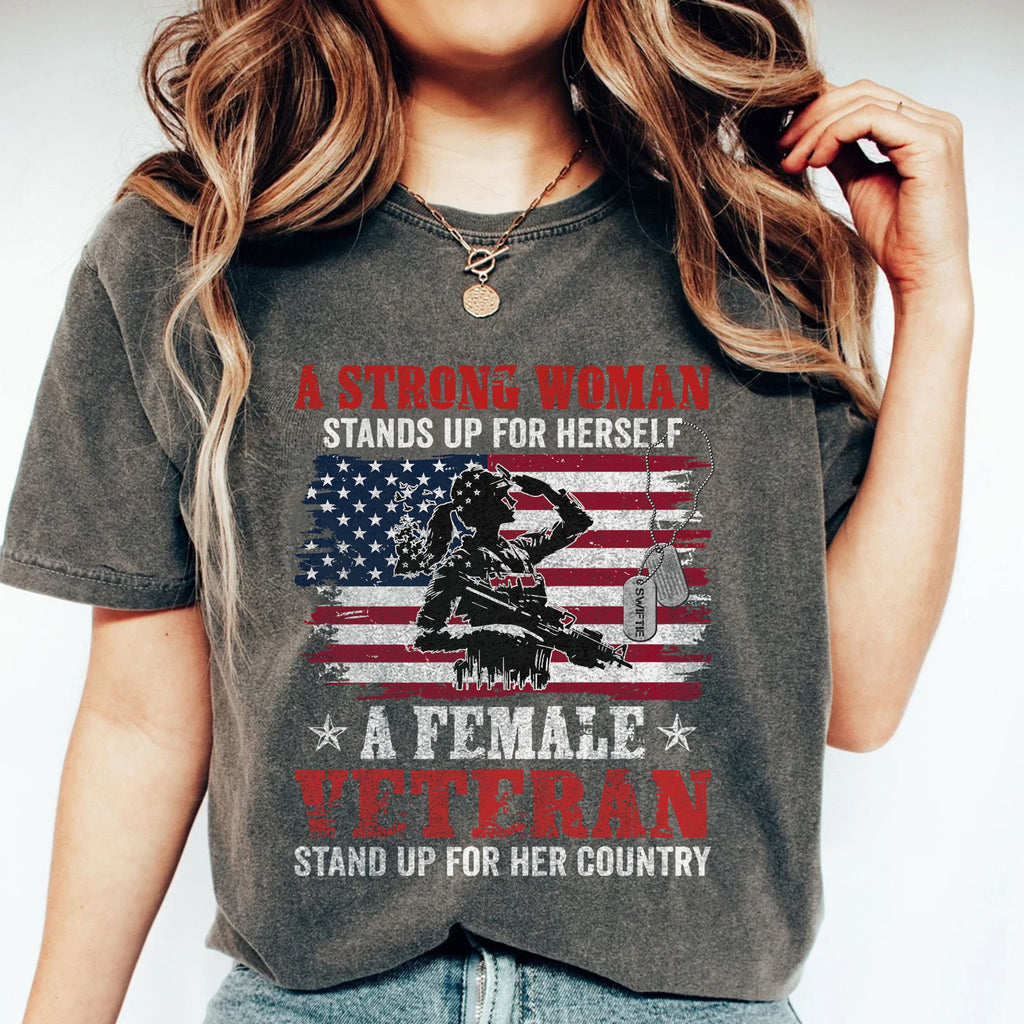A Strong Woman Stands Up Comfort Colors T-Shirt product image 1