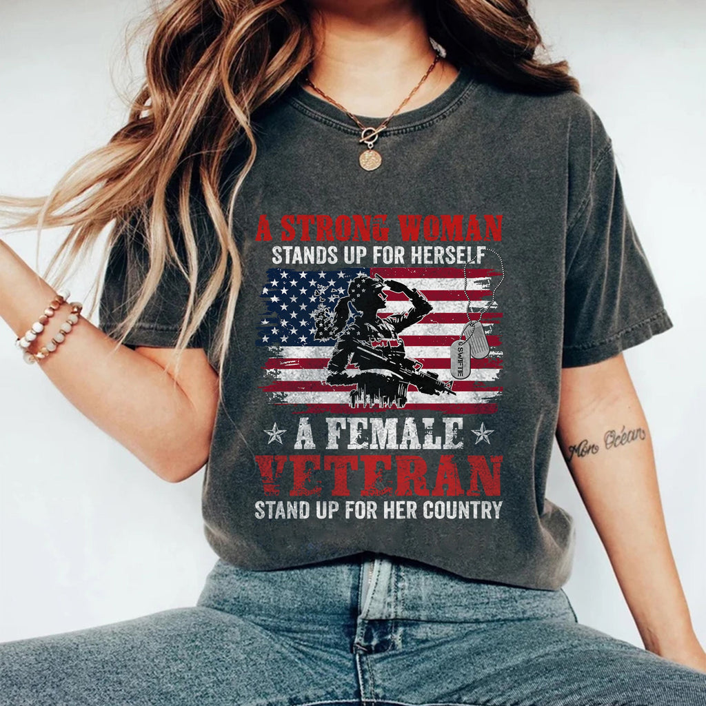 A Strong Woman Stands Up Comfort Colors T-Shirt product image 2