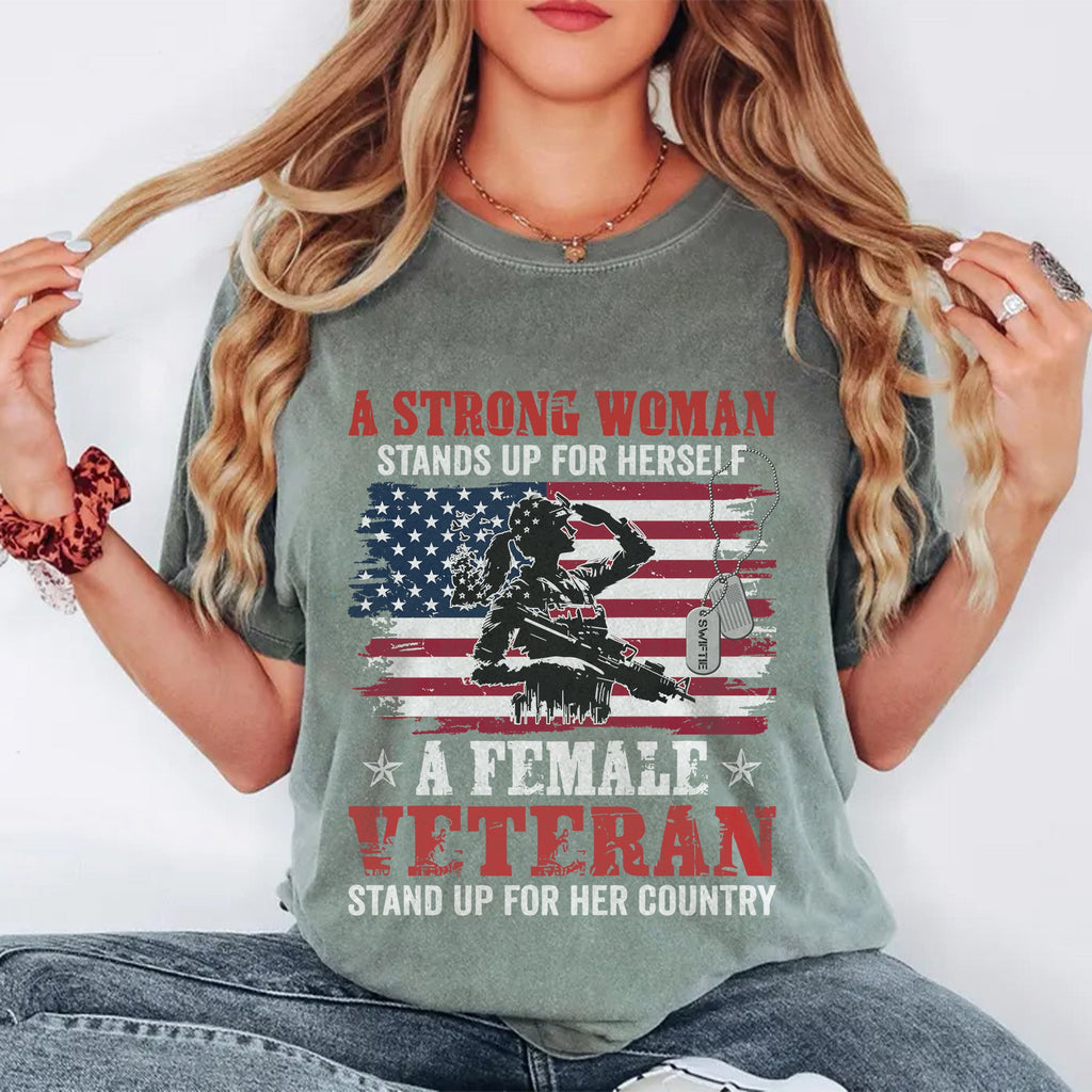 A Strong Woman Stands Up Comfort Colors T-Shirt product image 3