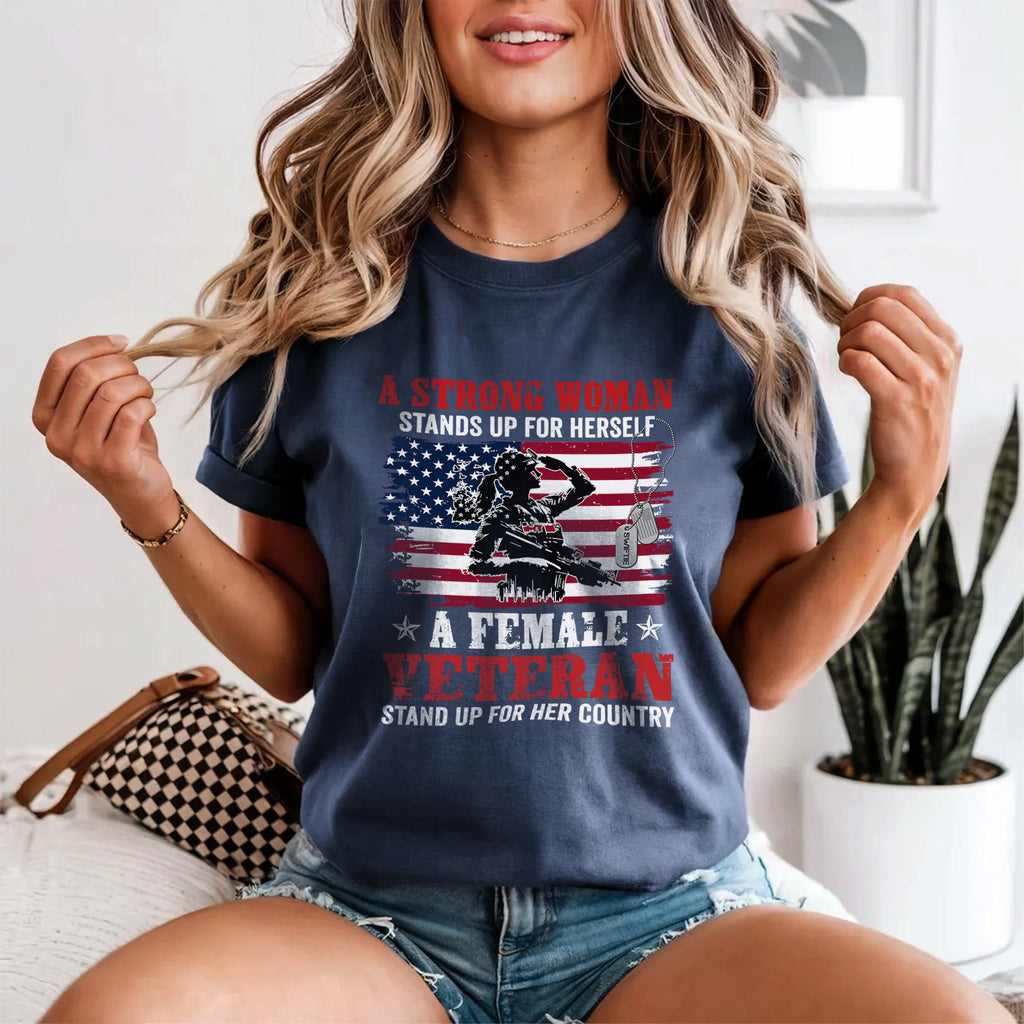 A Strong Woman Stands Up Comfort Colors T-Shirt product image 4
