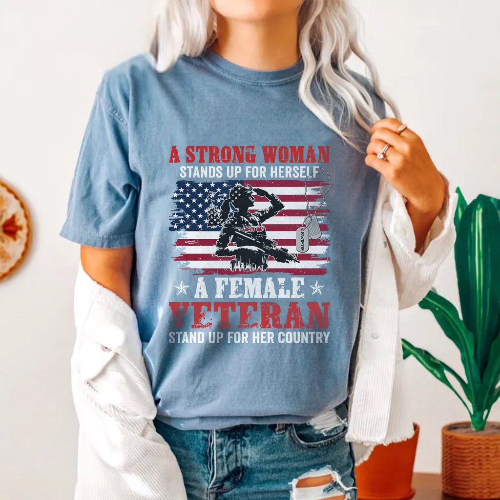 A Strong Woman Stands Up Comfort Colors T-Shirt product image 7