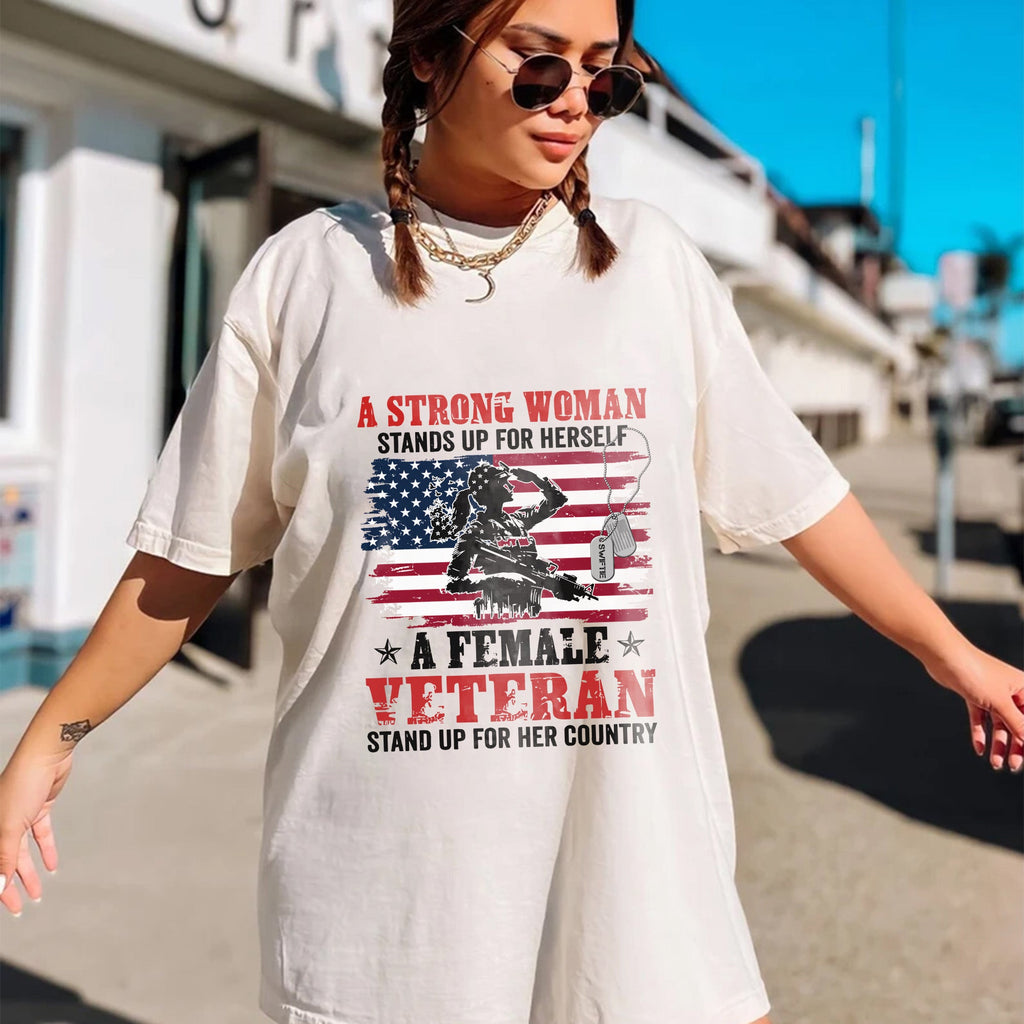 A Strong Woman Stands Up Comfort Colors T-Shirt product image 13