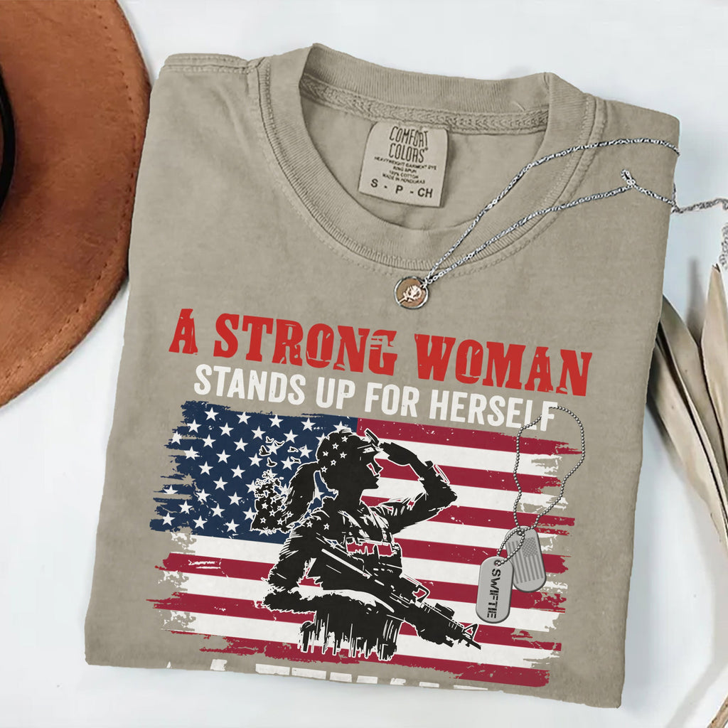 A Strong Woman Stands Up Comfort Colors T-Shirt product image 16