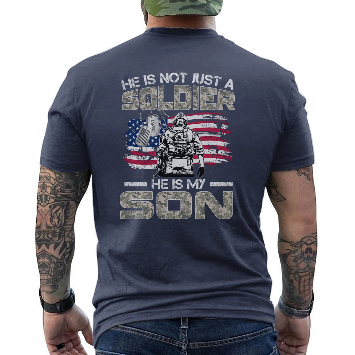 US Army He Is Not Just a Soldier He Is My Son Personalized product image 8