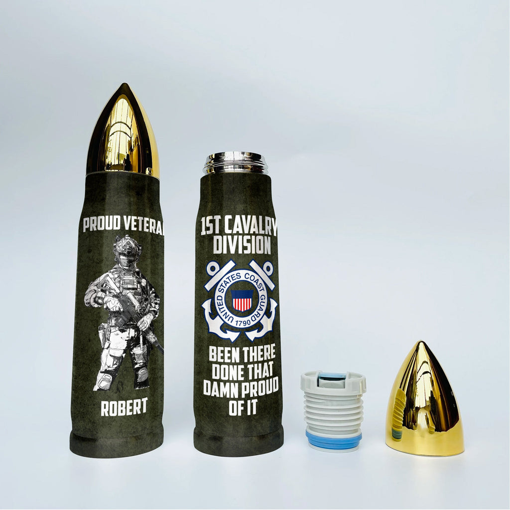 Veteran Pride All-over Print Personalized Bullet Tumbler