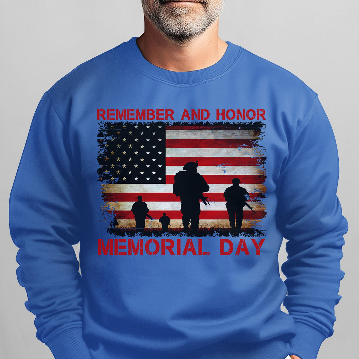 Remember and Honor Memorial Day Sweatshirt product image 12