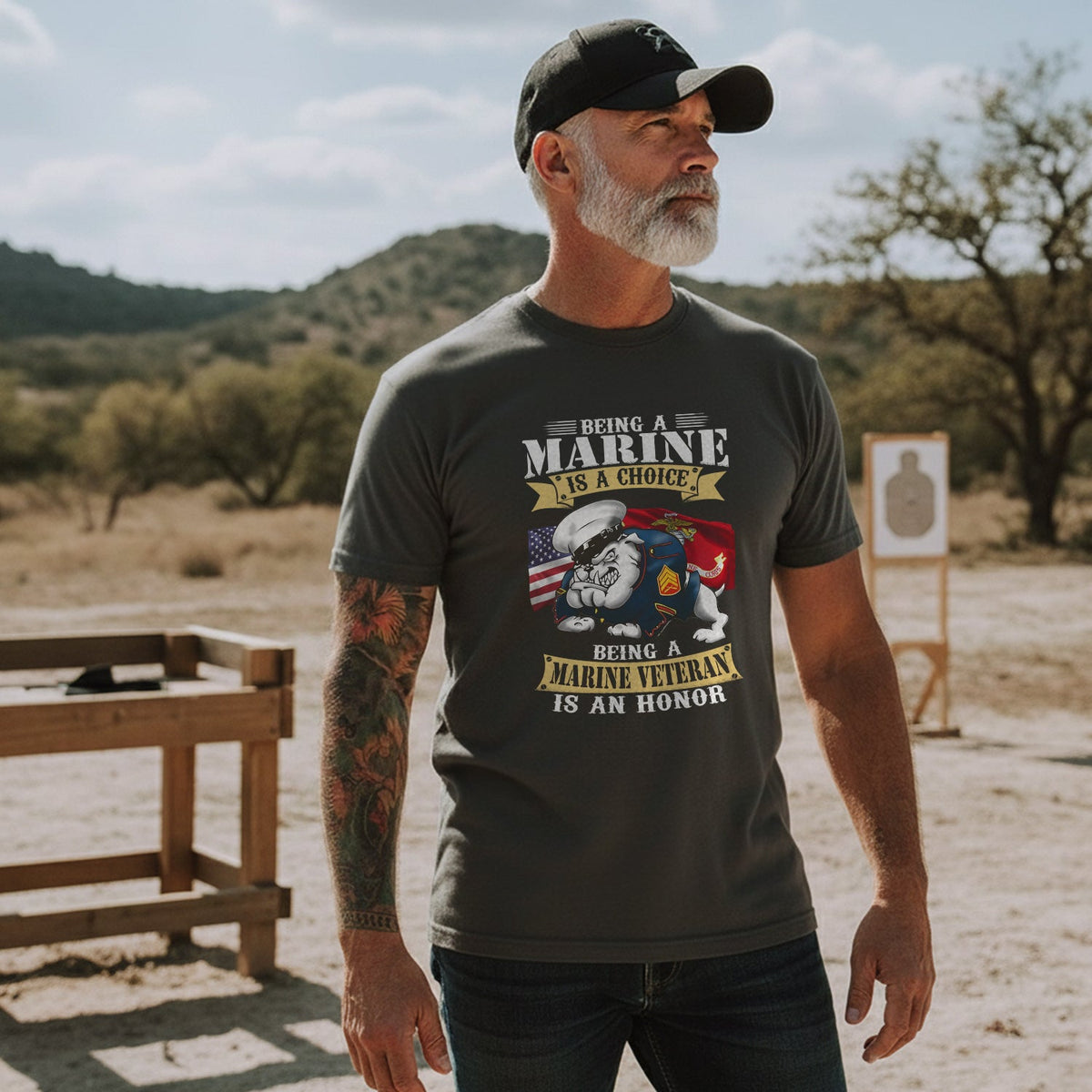 Being a Marine Is a Choice a T-Shirt product image 5