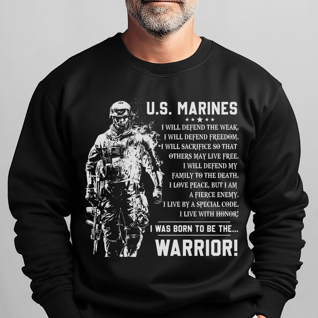 US Marines I Defend the Weak Freedom and Family I Live with product image 6
