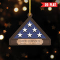 U.S. Military Tribute Personalized Acrylic Ornament
