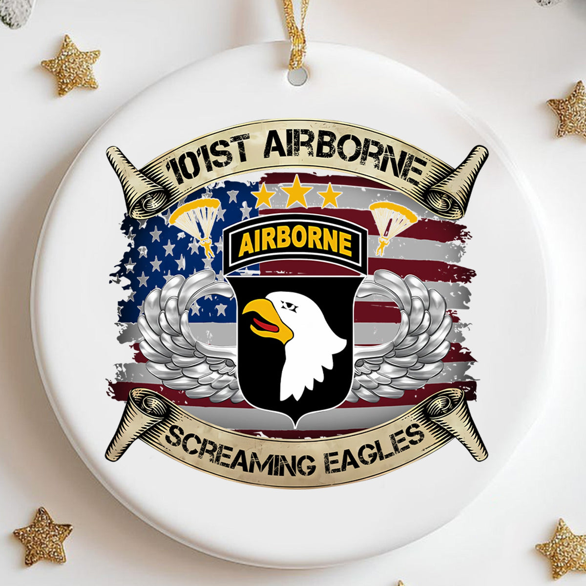 101st Airborne Eagles US Army Ornament