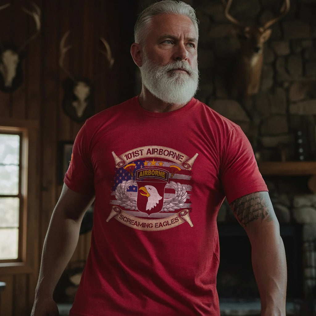 101st Airborne Screaming Eagles American T-Shirt product image 3