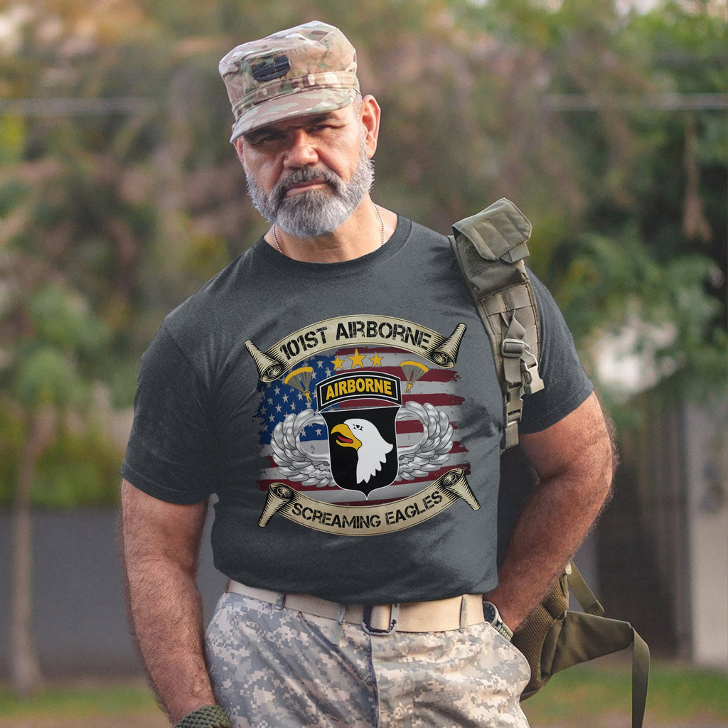 101st Airborne Screaming Eagles American T-Shirt product image 9