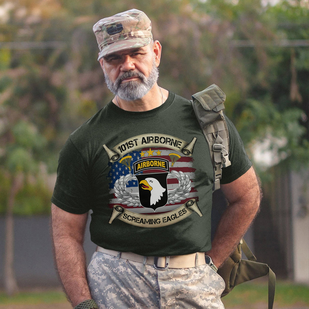 101st Airborne Screaming Eagles American T-Shirt product image 11