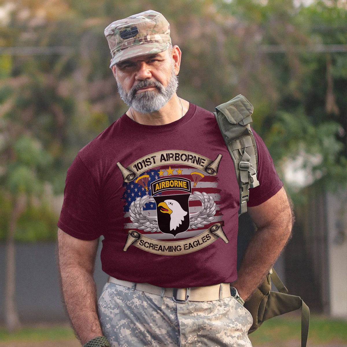 101st Airborne Screaming Eagles American T-Shirt product image 15