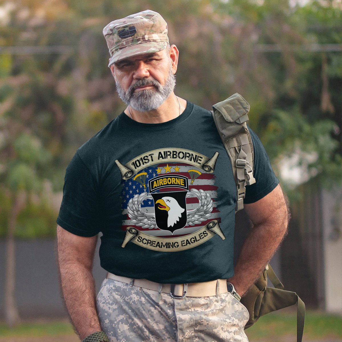 101st Airborne Screaming Eagles American T-Shirt product image 12
