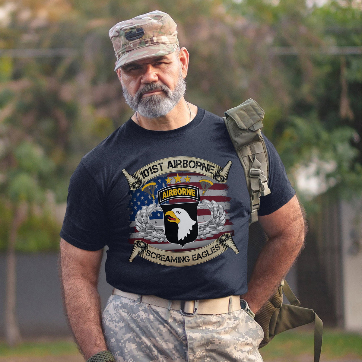 101st Airborne Screaming Eagles American T-Shirt product image 7