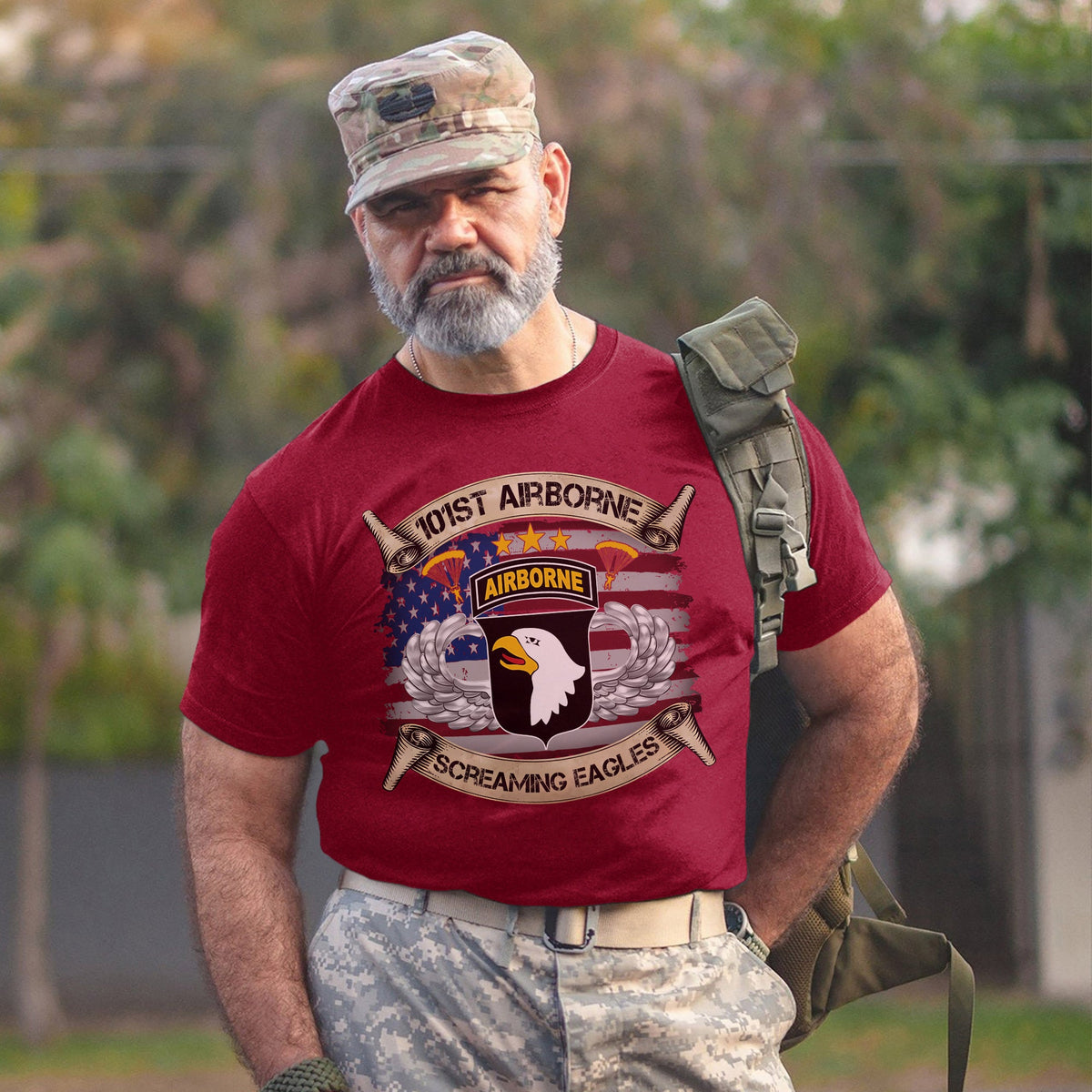 101st Airborne Screaming Eagles American T-Shirt product image 13
