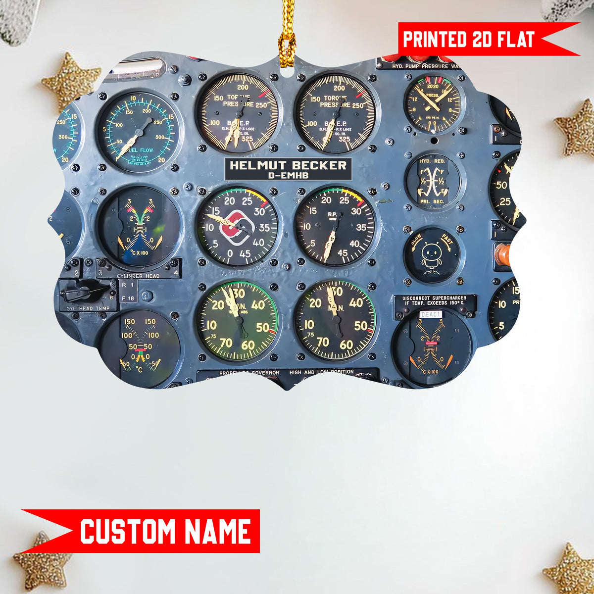 Air Force Personalized Acrylic Ornament