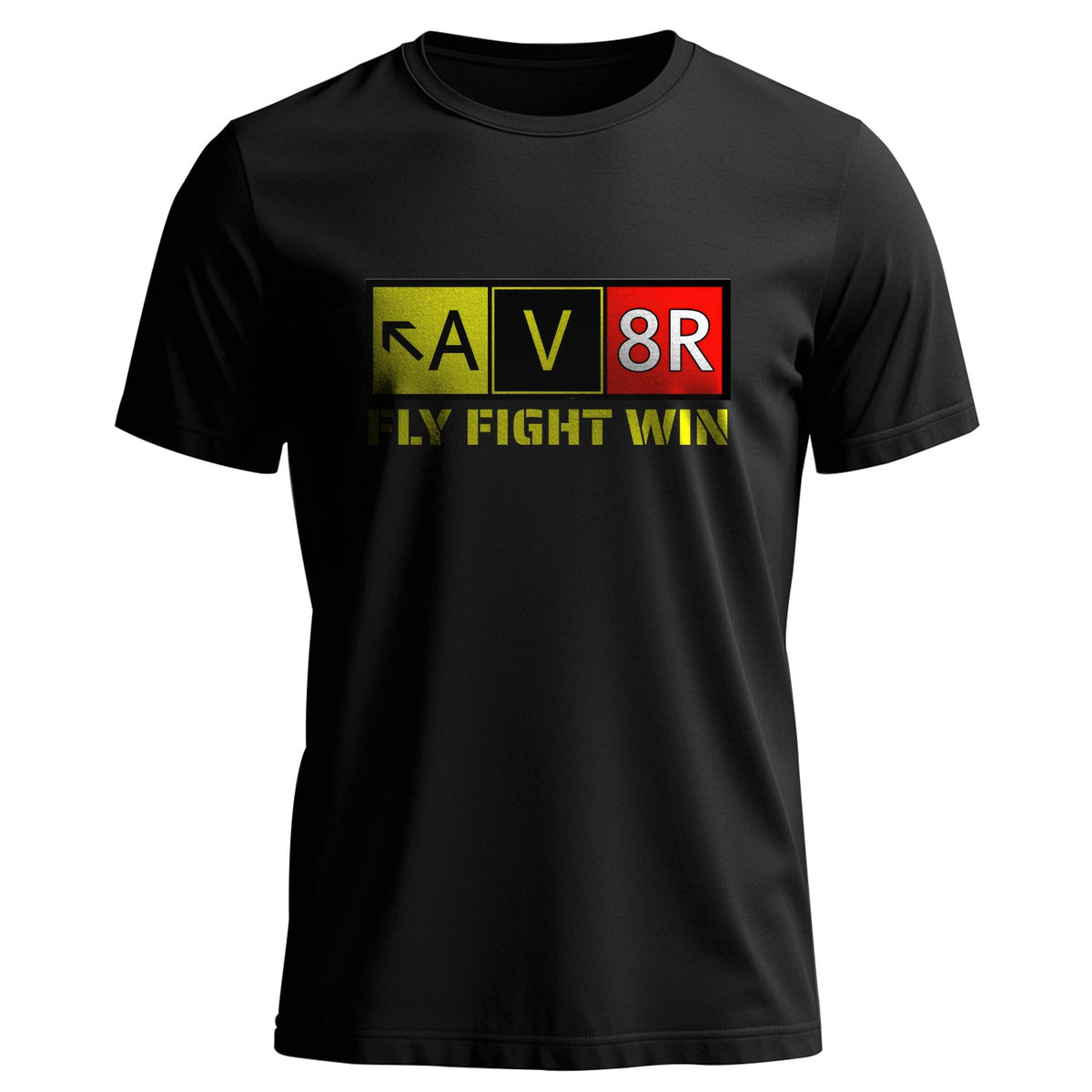 Aviation Pilot AV8R Aviator Fly Fight Win T-Shirt product image 1